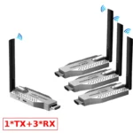 Bộ thu phát HDMI không dây G147 HD 50m băng tần kép 2.4G và 5G hỗ trợ kết nối 1-4 màn hình - 1TX+3*RX