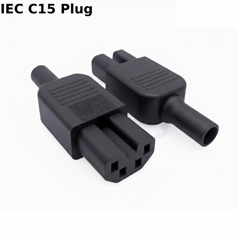 Đầu giắc nối cáp nguồn IEC320- C15 250V/10A dùng cho PDU, UPS - Phụ Kiện Điện Tử Việt Nam Đầu giắc nguồn IEC C15