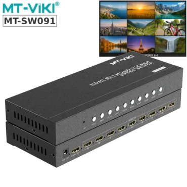 Bộ gộp HDMI Multi Viewer 9 ra 1 MT-SW091 với nhiều chế độ hiển thị - Phụ Kiện Điện Tử Việt Nam