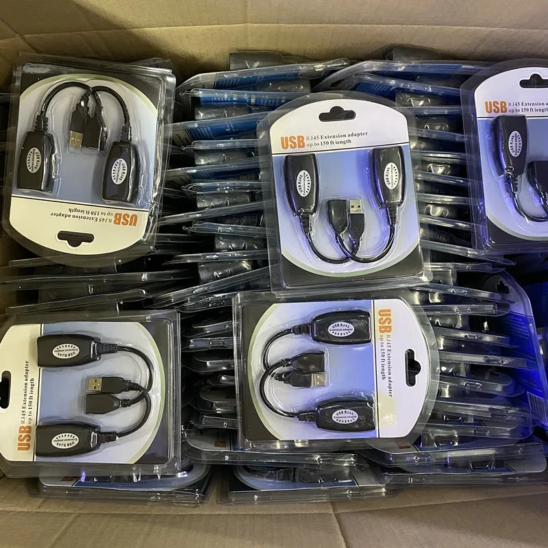 Bộ kéo dài USBb qua cáp mạng 50m MD0061 2 Bộ kéo dài USBb qua cáp mạng 50m MD0061 2