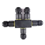 Đầu nối dây điện ngoài trời chống nước IP68 M684-H 4 song song - Kiểu chữ F M684-F