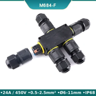 Đầu nối điện chống nước IP68 M684-F