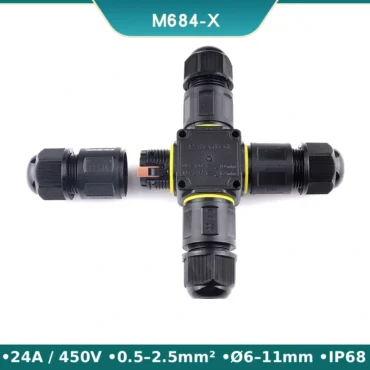 Đầu nối điện chống nước IP68 M684-X