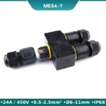 Đầu nối điện chống nước IP68 M684-Y