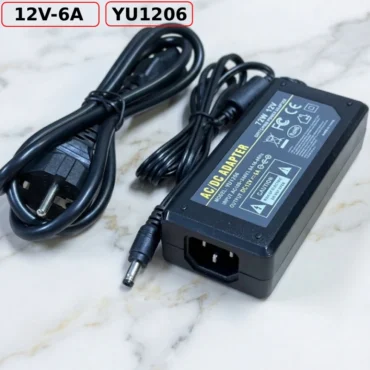 Bộ chuyển đổi nguồn Adapter DC 12V-15A 180W chân cắm DC 5.5*2.5mm XYT-1215 - Phụ Kiện Điện Tử Việt Nam Bộ nguồn Adapter DC 12V-6A 72W chân cắm DC 5.5*2.5mm YU-1206 ~ Nguồn ra DC: 12V-6A