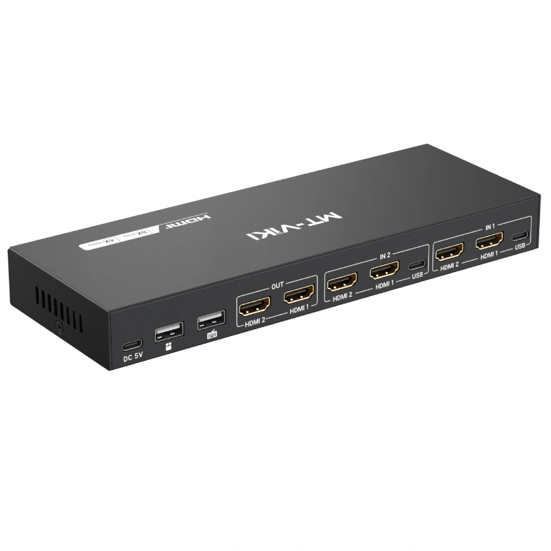 Bộ chia HDMI 8K 2 ra 2 Extender MT-HD822S 2 Bộ chia HDMI 8K 2 ra 2 Extender MT-HD822S 2