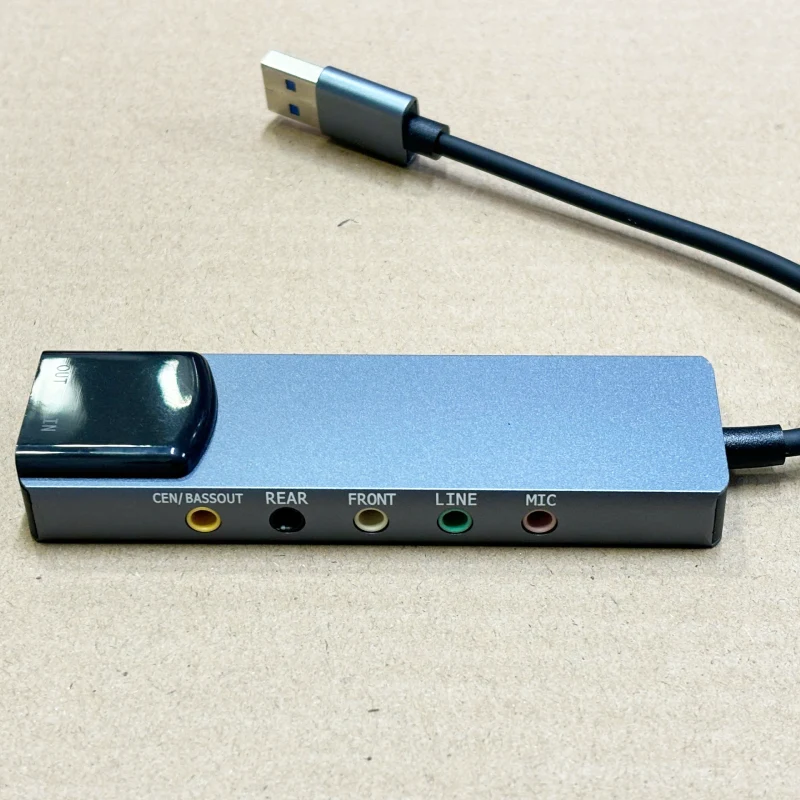 Bộ chuyển đổi USB Sound Card 5.1 Analog HY-601 hỗ trợ cổng âm thanh quang - Phụ Kiện Điện Tử Việt Nam Bộ chuyển đổi USB Sound Card 7.1 HY-601 2
