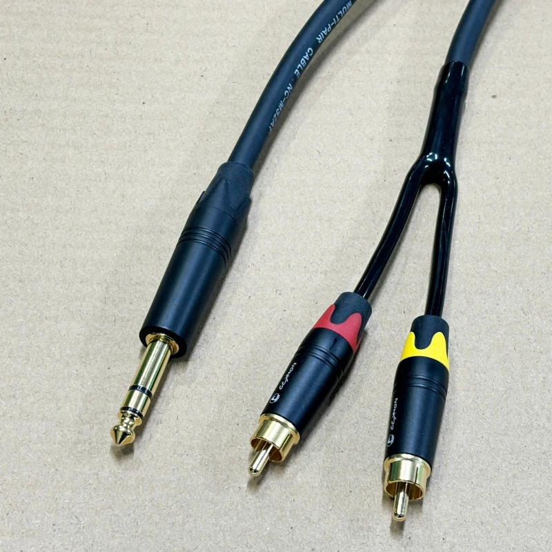 Cáp âm thanh DIY 6.5mm ra 2 RCA CZXYON 4 Cáp âm thanh DIY 6.5mm ra 2 RCA CZXYON 4