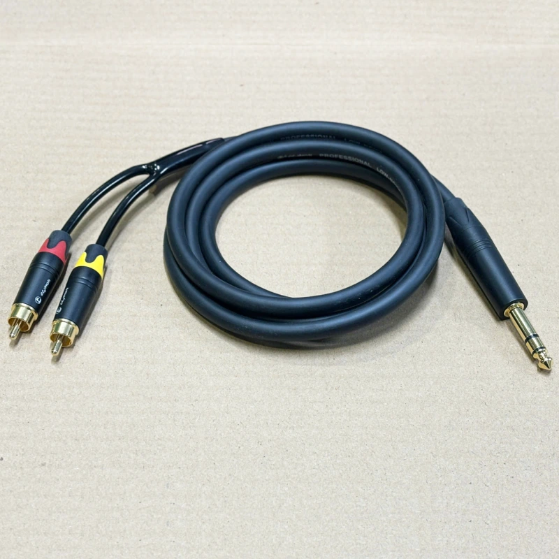 Cáp âm thanh DIY 6.5mm ra 2 RCA CZXYON Cáp âm thanh DIY 6.5mm ra 2 RCA CZXYON