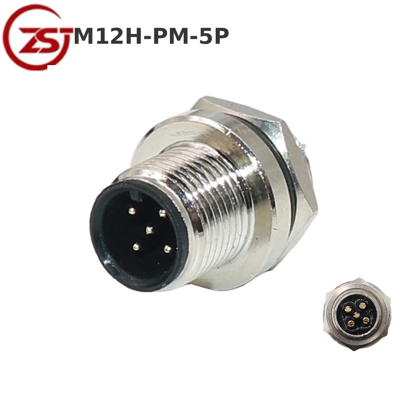Đầu nối cảm biến 5 chân Zsj-M12H-PM-5P