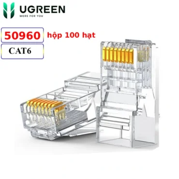 Hạt mạng, đầu bấm mạng CAT6 UTP Ugreen 50962/50960 ( hộp 50/100 hạt ) - Phụ Kiện Điện Tử Việt Nam Hạt mạng, đầu bấm mạng CAT6 UTP Ugreen ~ Thể loại: Hộp 100c Ugreen 50960