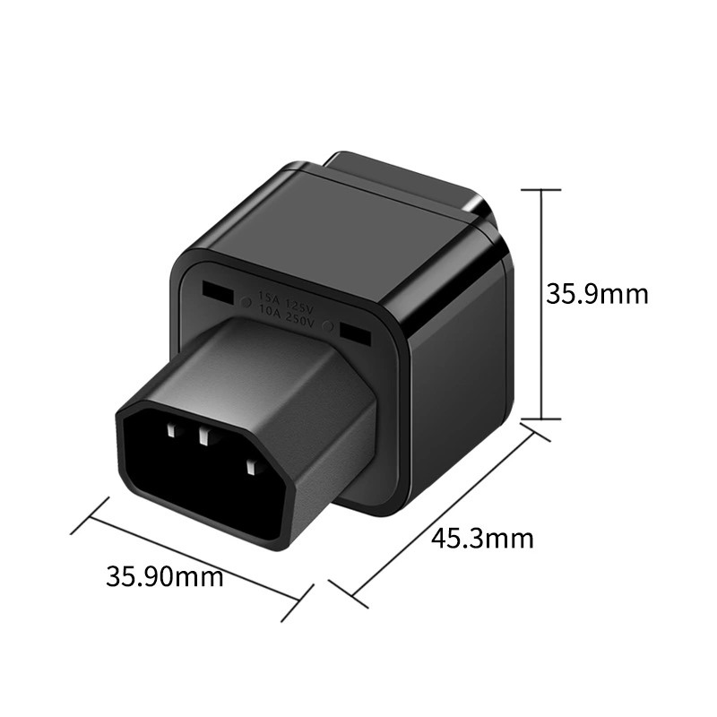 Phích chuyển đổi nguồn PDU C14 sang ổ cắm đa năng WD-320 3 Phích chuyển đổi nguồn PDU C14 sang ổ cắm đa năng WD-320 3