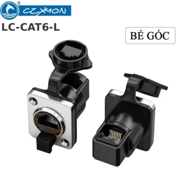 Đầu nhân nối mạng RJ45 chống nước IP65 lắp bảng điều khiển CZXYON LC-CAT6-L bẻ góc - Phụ Kiện Điện Tử Việt Nam