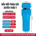 Đầu nối nhanh dây điện phân nhánh chữ T xuyên thấu không cần tuốt vỏ dây model IDC-TAP-5A - Màu xanh