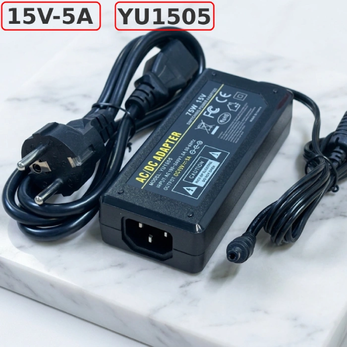 Nguồn DC 12V-5A YU1505 0 Nguồn DC 12V-5A YU1505 0