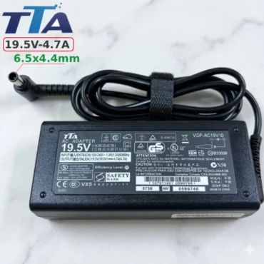 Bộ nguồn DC 19.5V-4.7A 90W chân kim 6.5x4.4mm chính hãng TTA - SO90 dùng cho màn hình LG, laptop Sony - Phụ Kiện Điện Tử Việt Nam