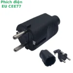 Phích điện 2 chân có tiếp địa châu âu EU CEE77