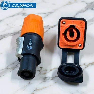 Đầu jack nối nguồn PowerCON CZXYON 250V/20A – Phích cắm & Ổ cắm công nghiệp có khóa - Phụ Kiện Điện Tử Việt Nam