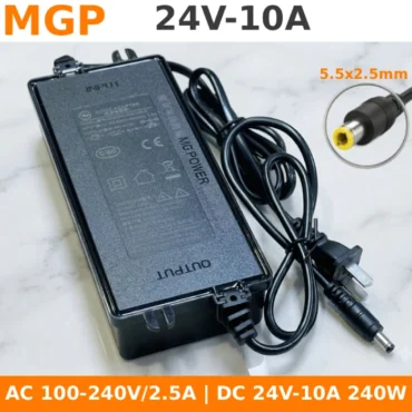 Nguồn DC Adapter 24V - 10A MGP240-2401000-Z Cao Cấp Cho Bơm Bể Cá, Đèn LED Thủy Sinh - Phụ Kiện Điện Tử Việt Nam