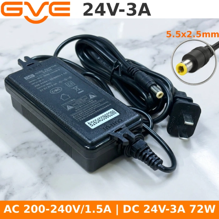 Nguồn DC 24V-3A GVE 0