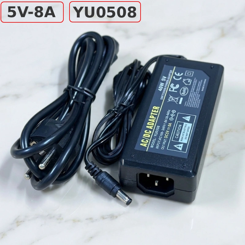 Nguồn DC Adapter 5V-8A YU0508