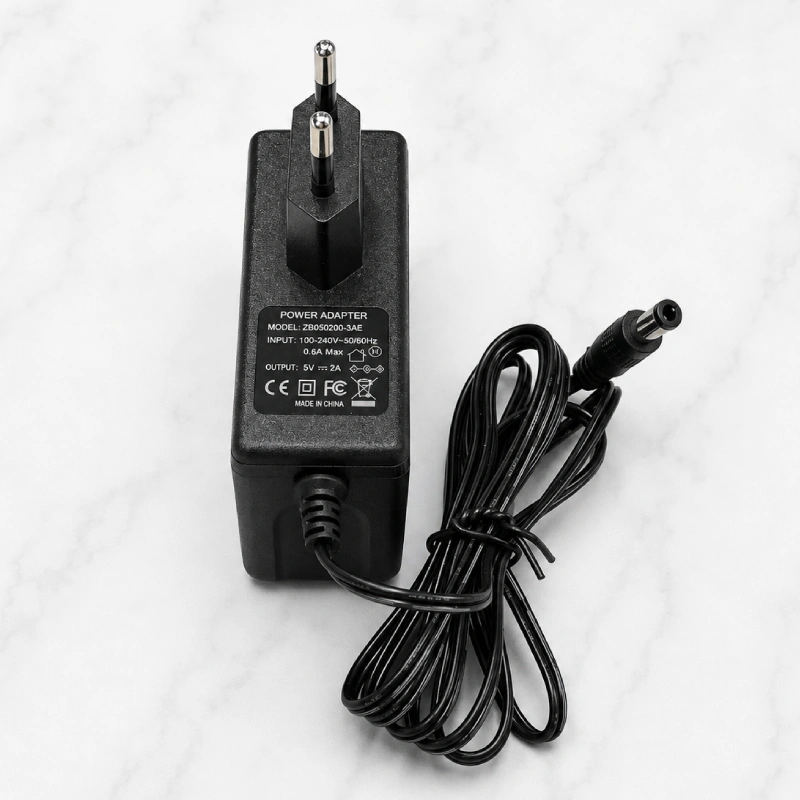 Nguồn DC Adapter 5V- 2A ZB050200-3AE chân tròn 2 Nguồn DC Adapter 5V- 2A ZB050200-3AE chân tròn 2