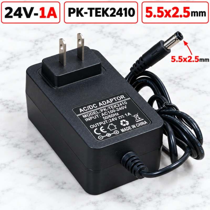 Nguồn DC 24V-1A Adapter PK-Tek2410 Nguồn DC 24V-1A Adapter PK-Tek2410