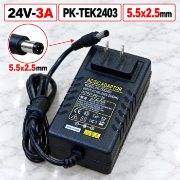 Nguồn DC 24V-3A Adapter PK-Tek2403