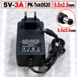Nguồn DC 5V-3A PK-Tek0530 chân tròn