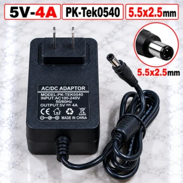 Nguồn DC 5V-4A PK-Tek0540 chân dẹt