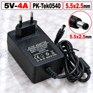 Nguồn DC 5V-4A PK-Tek0540 chân tròn